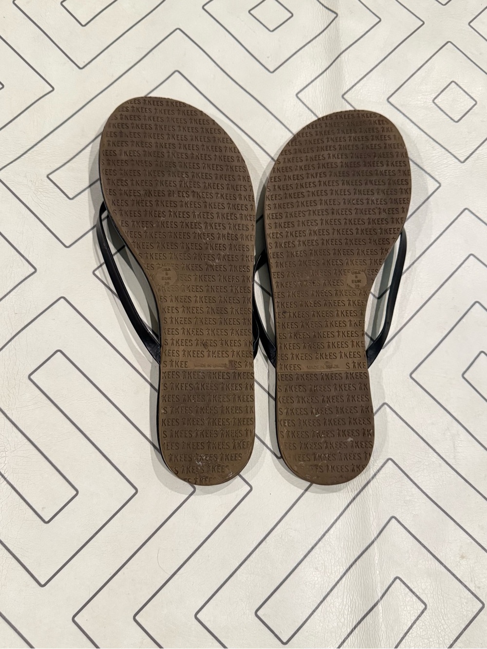 TKEES Liners Black Sandals - Picture 9 of 12